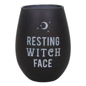 bad witch lidded mug with spoon