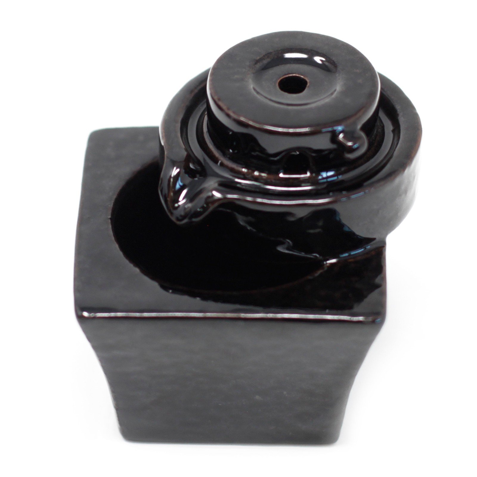 back flow incense burner round to square back flow incense burner round to square
