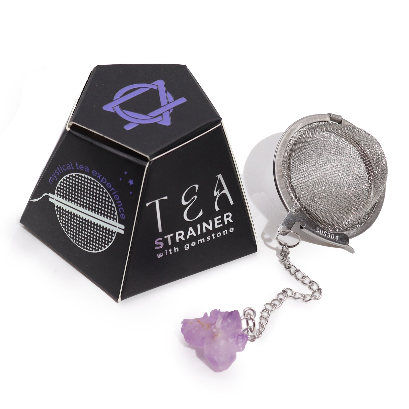 raw gemstone tea strainer rose quartz raw gemstone tea strainer rose quartz