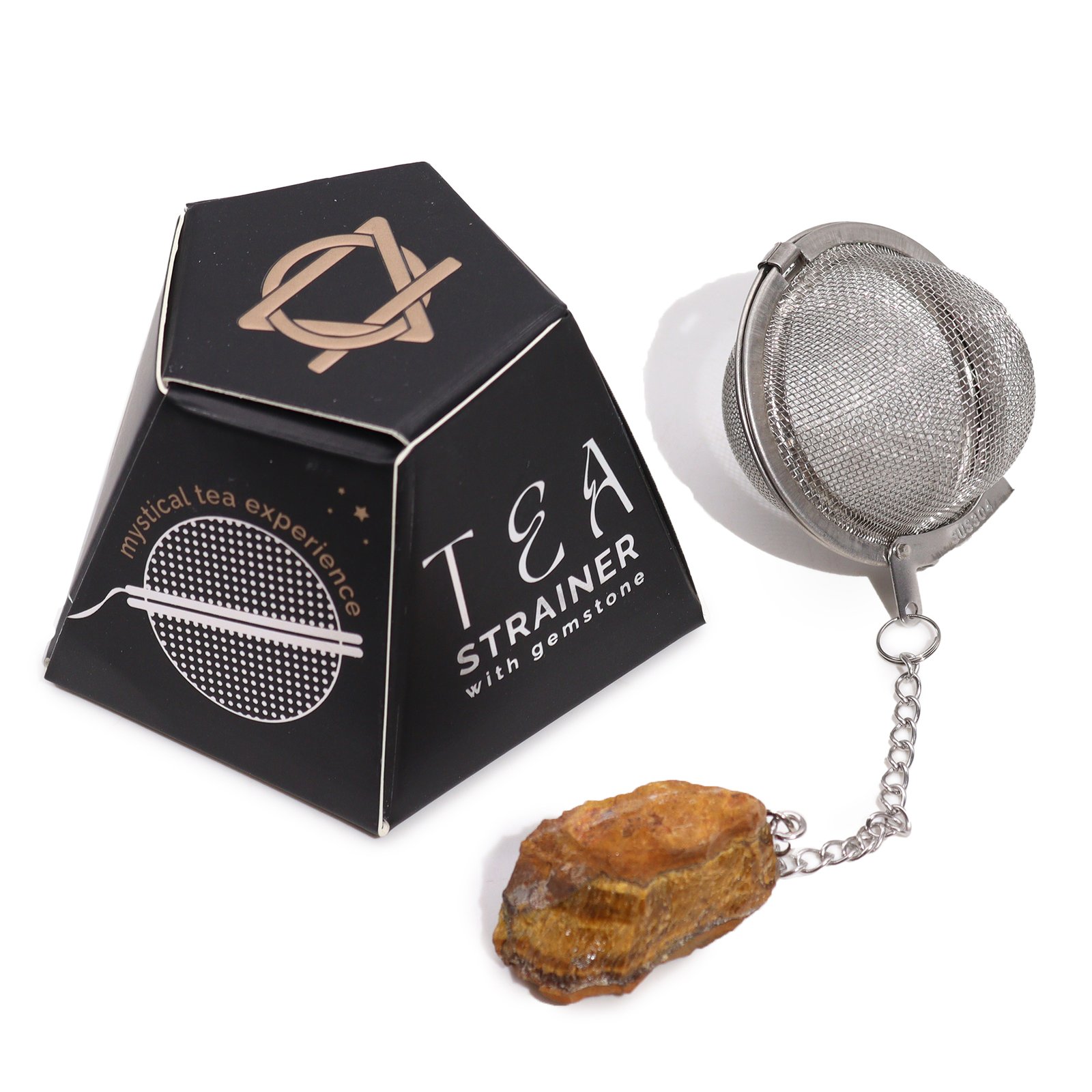 raw gemstone tea strainer rose quartz raw gemstone tea strainer rose quartz