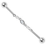 steel moving chain with marquise jewel industrial scaffold bar ind58 36mm