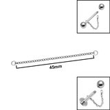 titanium piercing connector chains 35mm (copy)