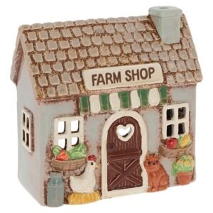village pottery farm shop tealight